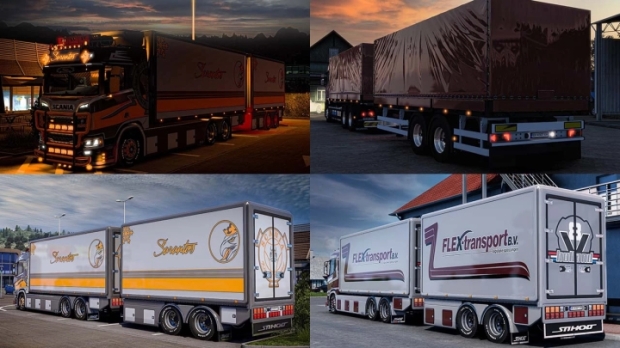 ETS2 - Scania R580 + Trailer Megamod