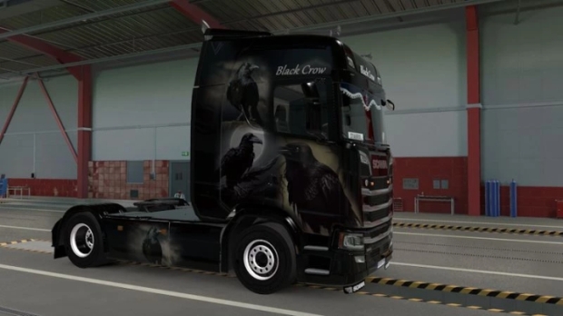 ETS2 - Scania S NG Black Crow Airbrush Skin V1.0