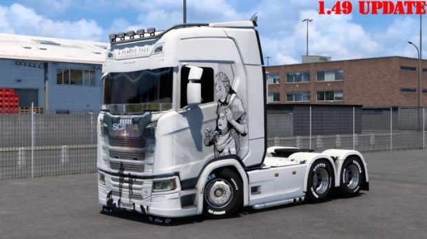 ETS2 - Scania Woman Skin 03 Update V1.0