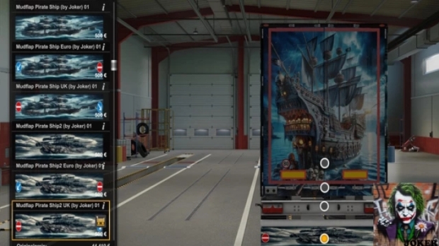 ETS2 - 2 Mudflaps Pirate Ship