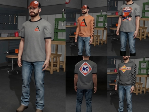 FS22 - Allis-Chalmers Themed Clothing Pack V1.0
