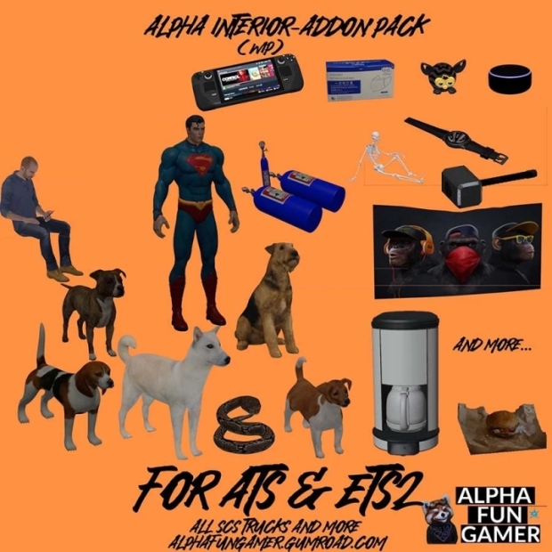ETS2 - Alpha Interior-Addons Pack V1.2