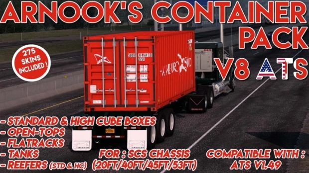 ATS - Arnooks Container Pack V8.0