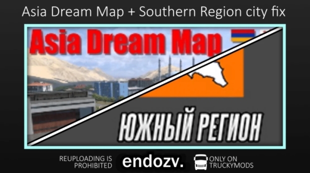 ETS2 - Asia Dream Map-Southern Region Fix V1.0