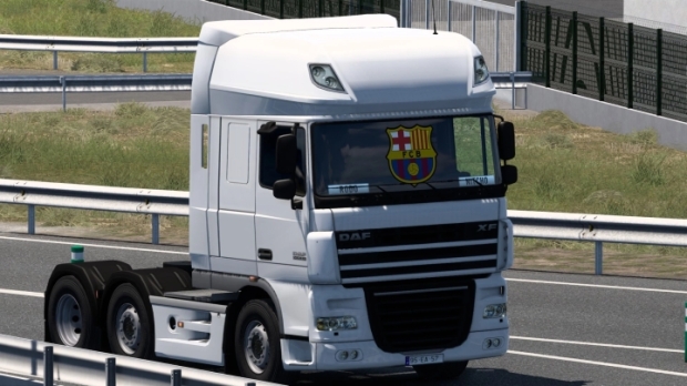 ETS2 - Barcelona DAF XF 105 Sticker V1.0