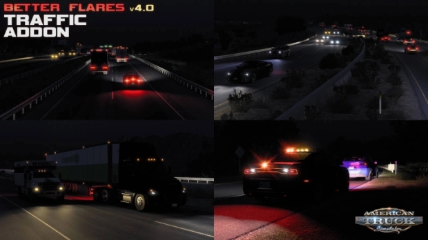 ETS2 - Better Flares V4.3