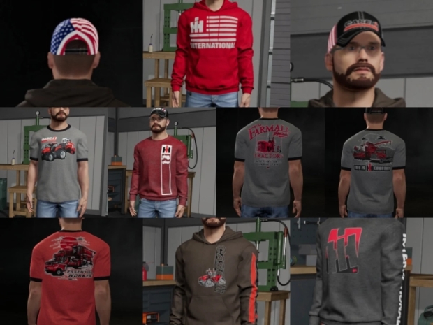 FS22 - Case IH Themed Clothing Pack V1.0