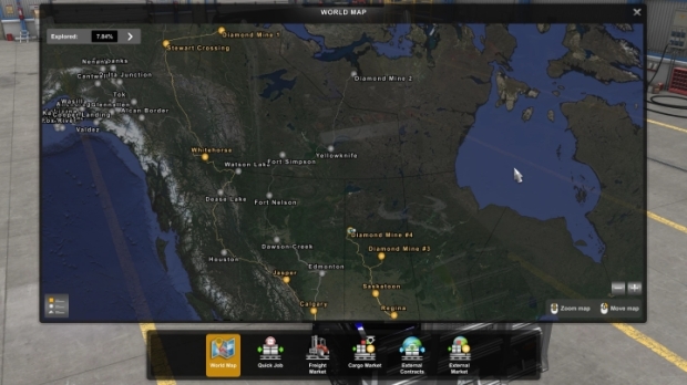 ATS - Diamond Mines Ice Road Map V1.49h