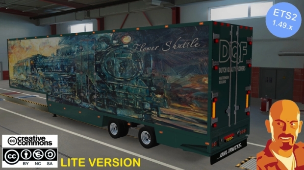 ETS2 - DQF Flower Shuttle Trailer V2.0