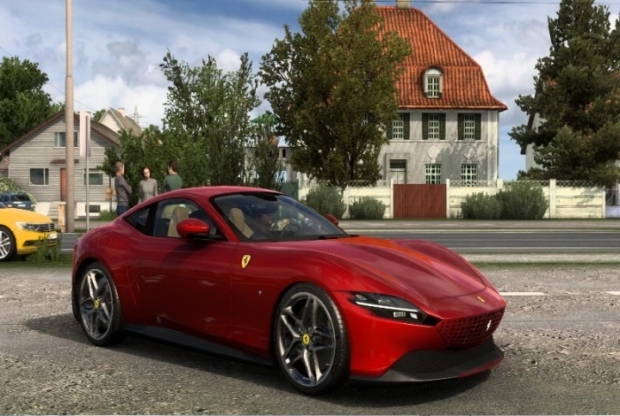 ETS2 - Ferrari Roma Spider Update V2.0