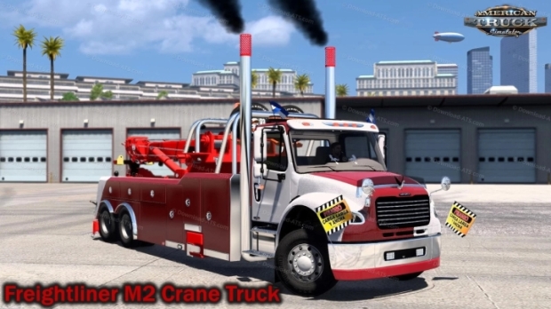 ATS - Freightliner M2 Crane Truck + Interior V1.0