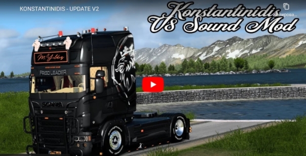 ETS2 - Konstantinidis Open Pipe V8 Mod V15.03.2024