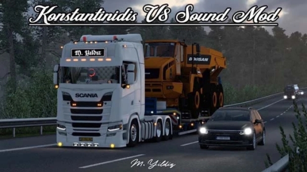 ETS2 - Konstantinidis V8 Sound Mod V1.3