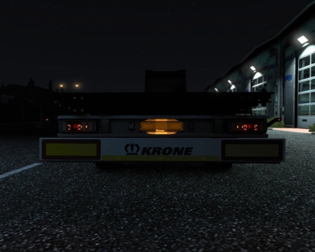 ETS2 - Krone Own Trailer License Plate Lighting