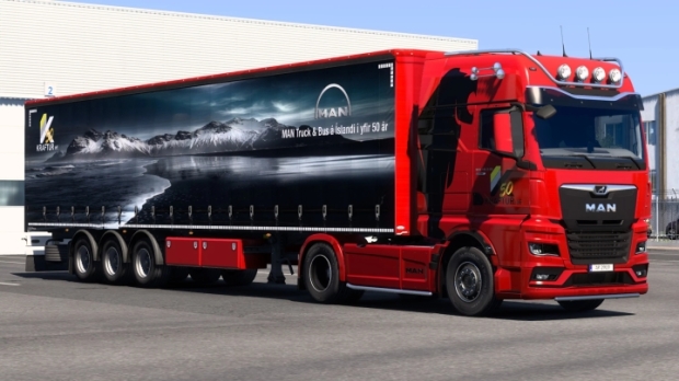 ETS2 - MAN Trucks 50 Years Iceland Combo V1.0
