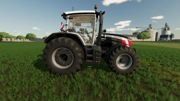 FS22 - Massey Ferguson 8S Black & Red Tractor V1.0