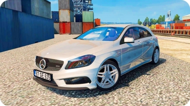 ATS - Mercedes Benz A45 + Interior V1.150