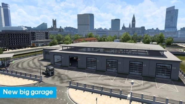 ETS2 - Modern Garages Mod V1.6.2