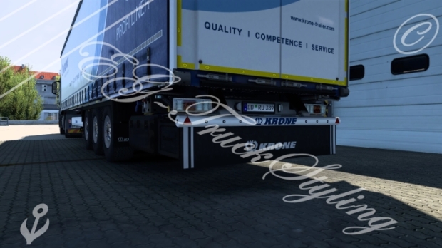 ETS2 - New Bumper with Mudflaps for Krone Profiliner V1.0