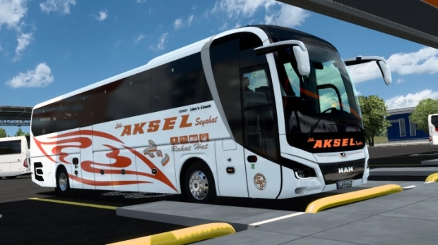 ETS2 - New Man Lions Coach Luks Aksel Skinpack V1.0