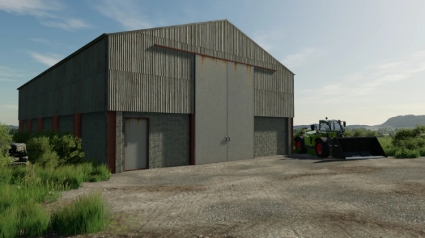 FS22 - Old English Grain Shed V1.0