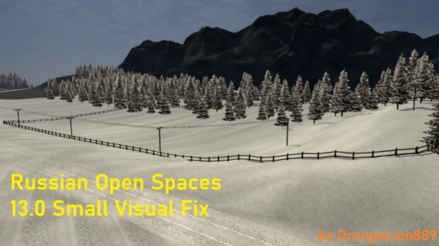 ETS2 - Russian Open Spaces Small Visual Fix V1.0