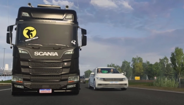 ETS2 - Scania + Carreta Arqueada Qualificada