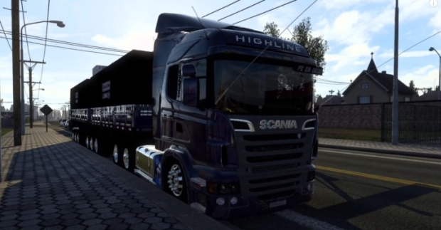 ETS2 - Scania Highline + 3x3 Truck