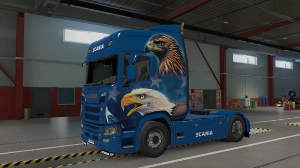 ETS2 - Scania R NG Eagle Airbrush Skin