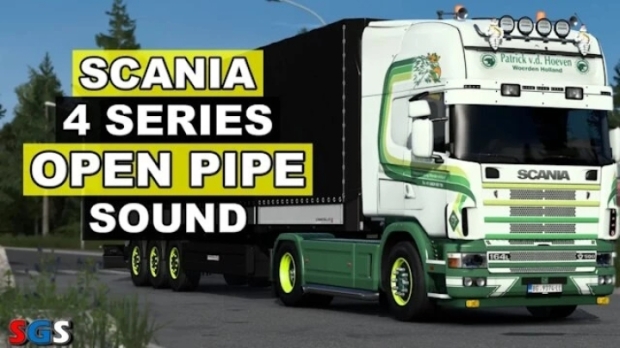 ETS2 - Scania R4 (RJL) Open Pipe V1.0
