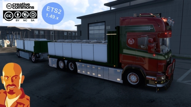 ETS2 - Scania R560 Donslund + Trailer V5.0