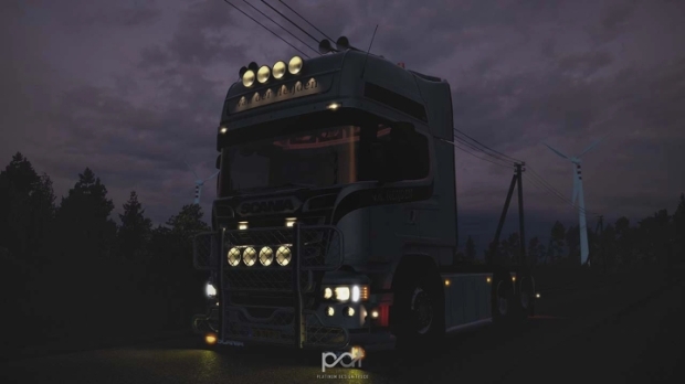 ETS2 - Scania R580 + Trailer Van der Heijden V3.0
