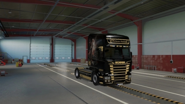 ETS2 - Scania RJL Black Gold Skin V1.0