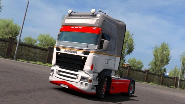 ETS2 - Scania RJL Red Grey Skin V1.0