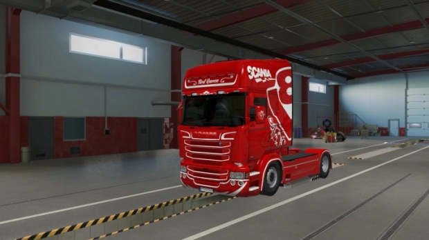 ETS2 - Scania RJL Red Queen Skin