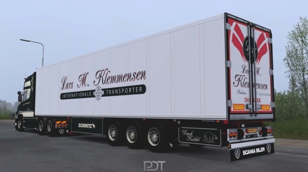 ETS2 - Scania T580 + Trailer Klemmensen V2.0