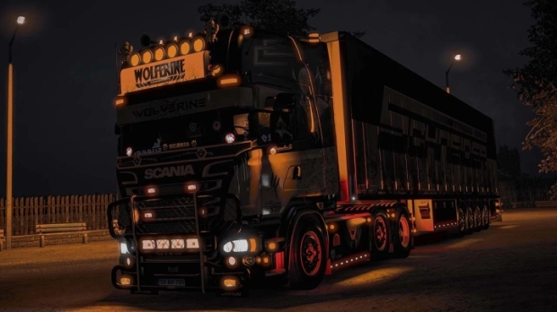 ETS2 - Scania V8K Wolverine R520+ Trailer