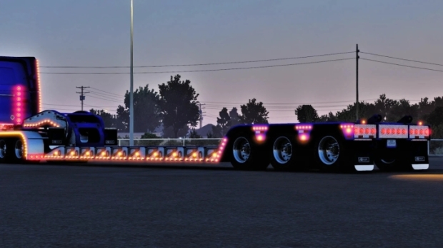ATS - SCS Lowboy Trailer Accessories Pack V1.2.2
