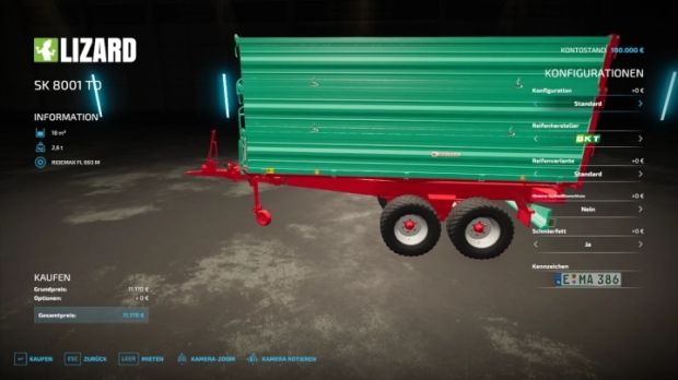 FS22 - Unsinn Three Way Tippers Trailer V1.2
