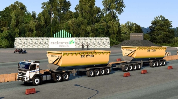 ETS2 - Vessel Mining Trailer V1.0