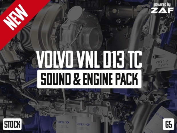 ATS - Volvo VNL D13TC Sound & Engine Pack V1.0