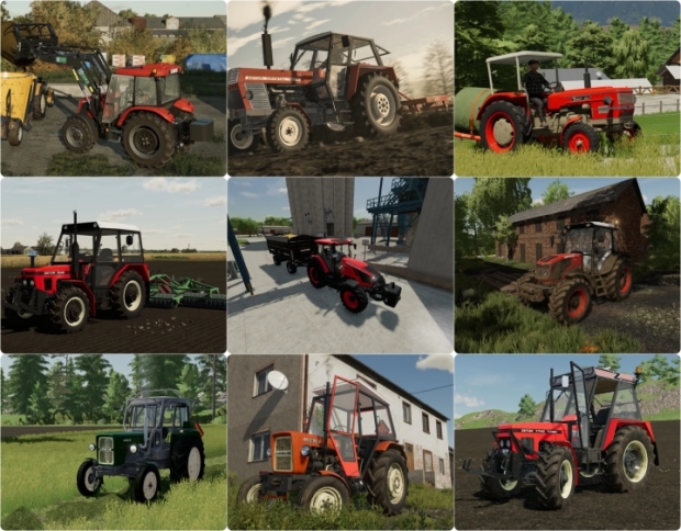 FS22 - Zetor + Ursus Tractors Pack V1.0
