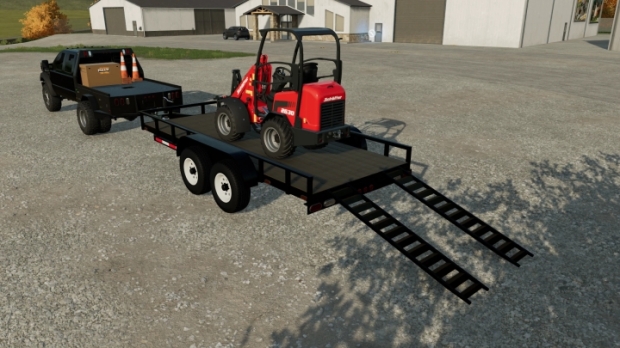 FS22 - 16Ft Flatbed Trailer V1.0
