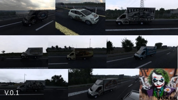 ETS2 - AITraffic Vehicle Skins Pack V0.1