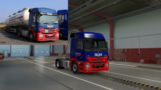 ETS2 - Alfred Talke Skin for Schumis Mercedes-Benz Actros MP3