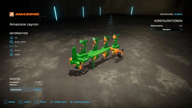FS22 - Amazone Cayron V1.0