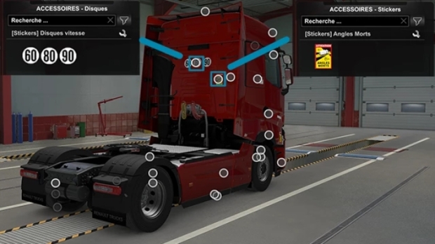 ETS2 - Angles Morts and Speed Limit Discs Pack V1.0