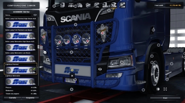 ETS2 - Bullbar Trux HighWay Scania NextGen Addon