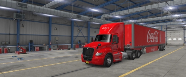 ATS - Coca Cola Skin for Lt Day Cab and SCS Trailer 53