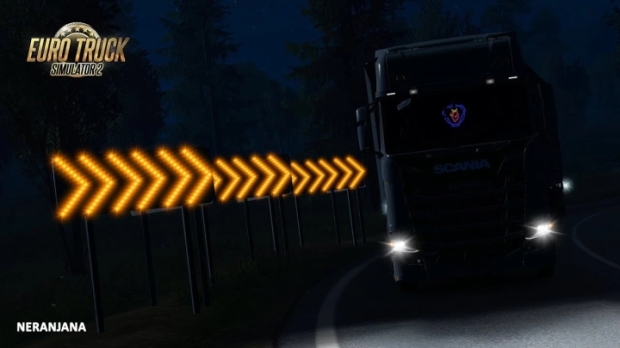 ETS2 - Dangerous Turn Lights V2.6
